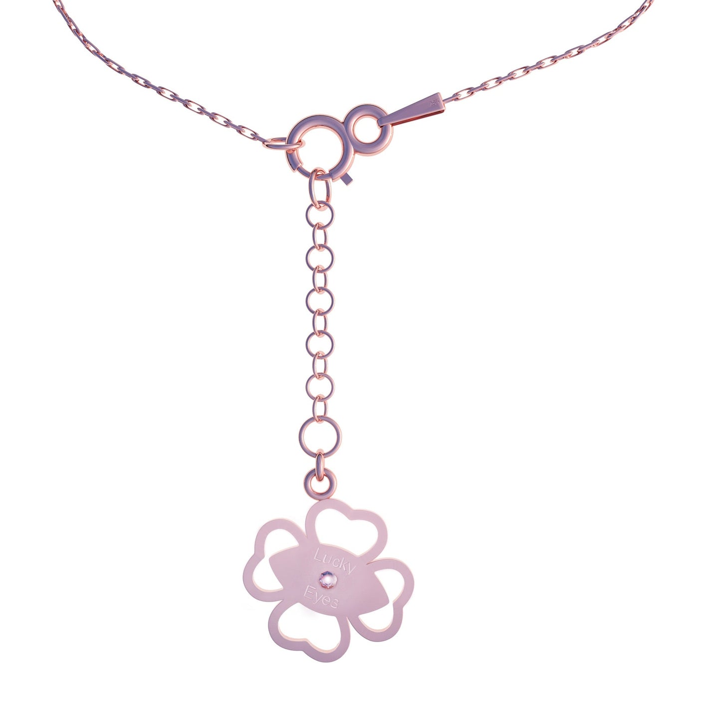 Replacement Rose Gold Alphabet L Letter - Opal Necklace