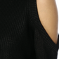 Nikki Black Jumper with Shoulder Detail