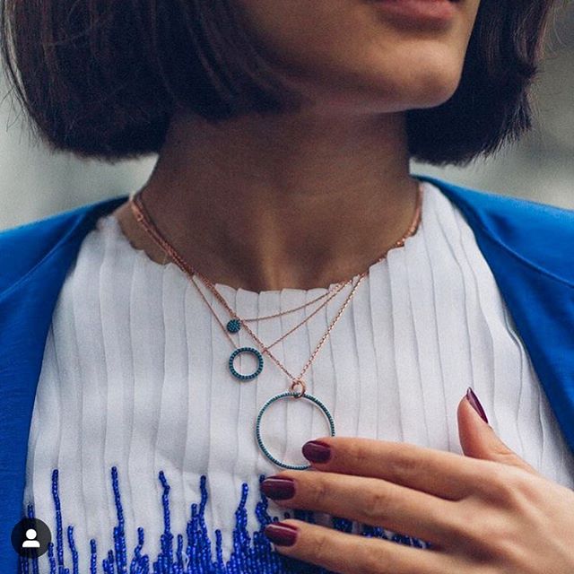 Turquoise Circle of Life Necklace - 'Ibiza Vibes' Collection
