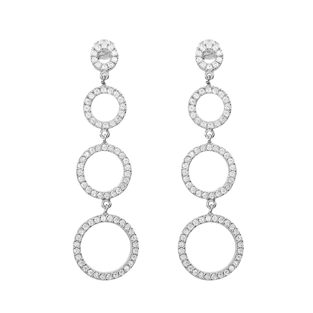 Lucky Eyes Trademark Multi Circles Drop Earrings *Best Seller*