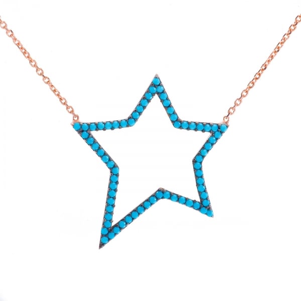 Turquoise Star Necklace - 'Ibiza Vibes' Collection