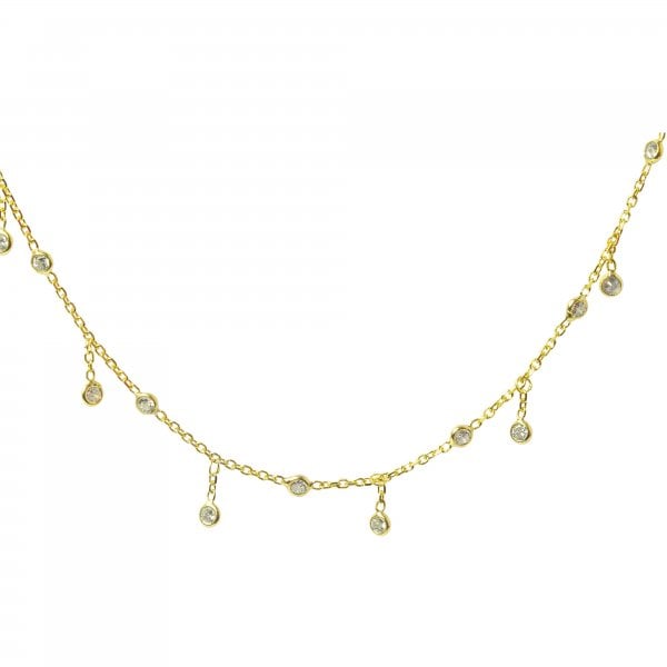 20'' Crystal Drop Necklace - (51cm)