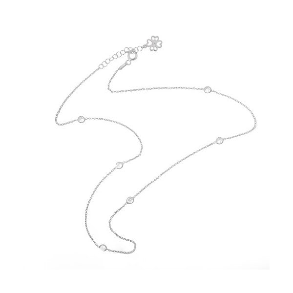 Short Mayfair Necklace with 'small' crystals ~ 16'' ~ Exclusive to Fenwicks of Bond Street
