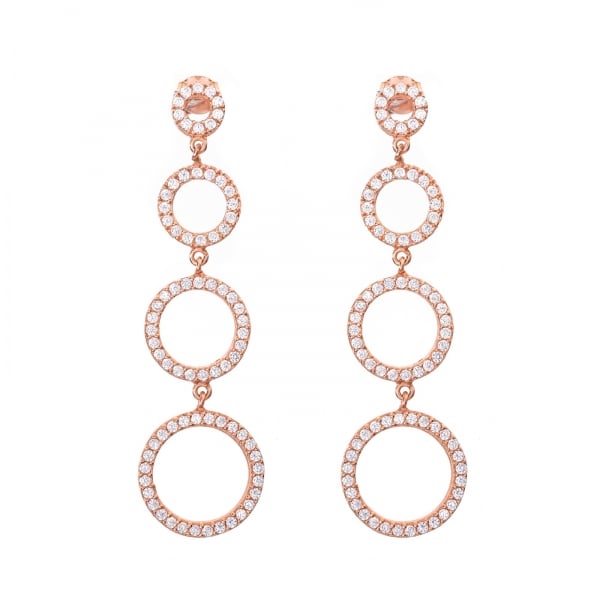 Lucky Eyes Trademark Multi Circles Drop Earrings *Best Seller*