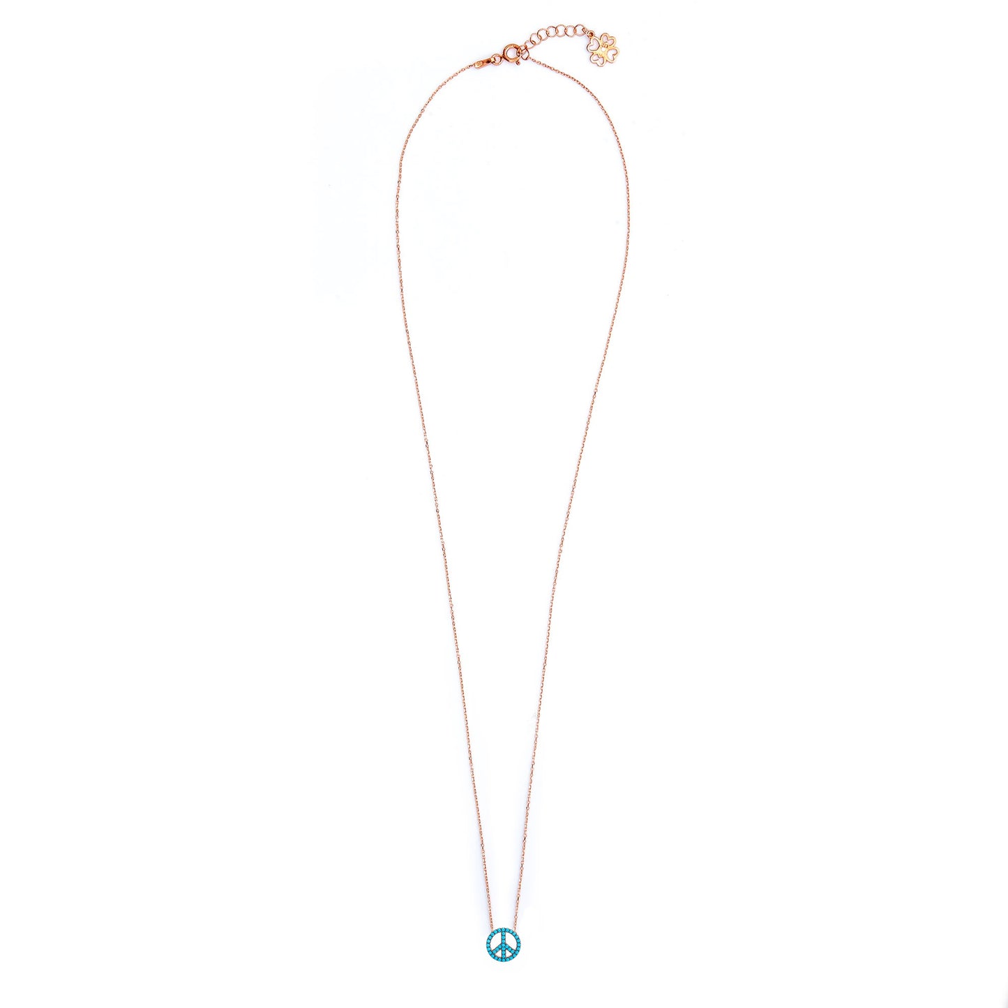 Lucky Eyes Turquoise Peace Necklace - 'Ibiza Vibes' Collection