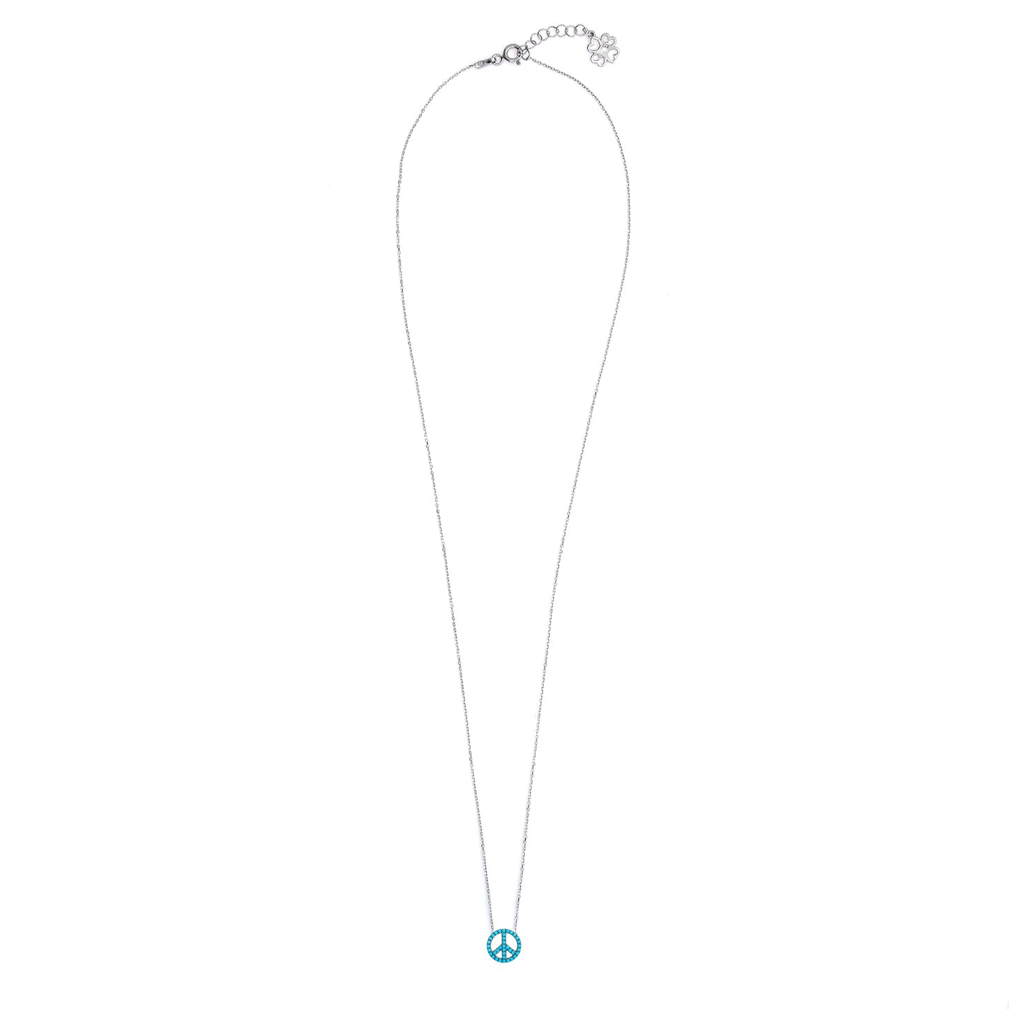 Lucky Eyes Turquoise Peace Necklace - 'Ibiza Vibes' Collection