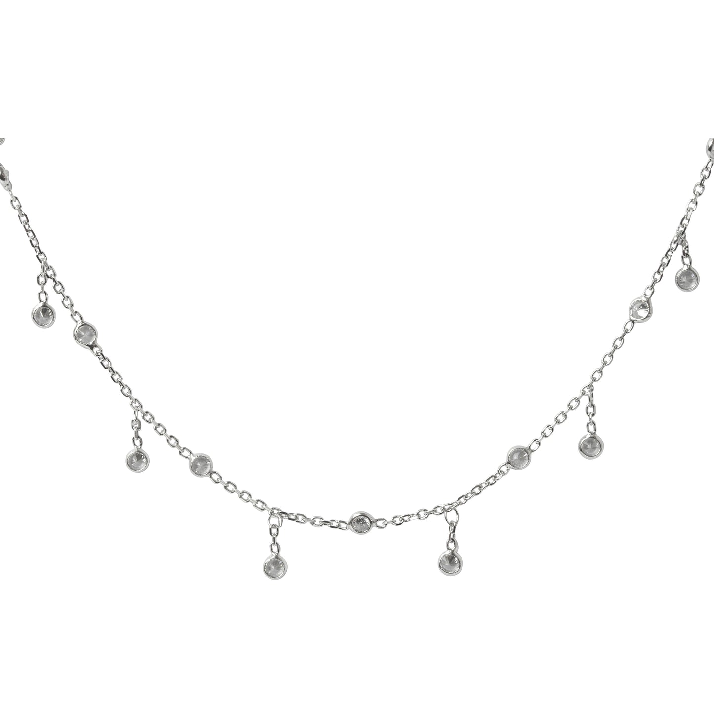 20'' Crystal Drop Necklace - (51cm)