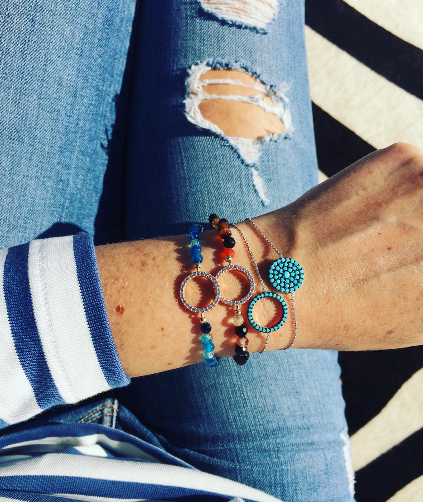 Turquoise Circle of Life® Bracelet - 'Ibiza Vibes' Collection
