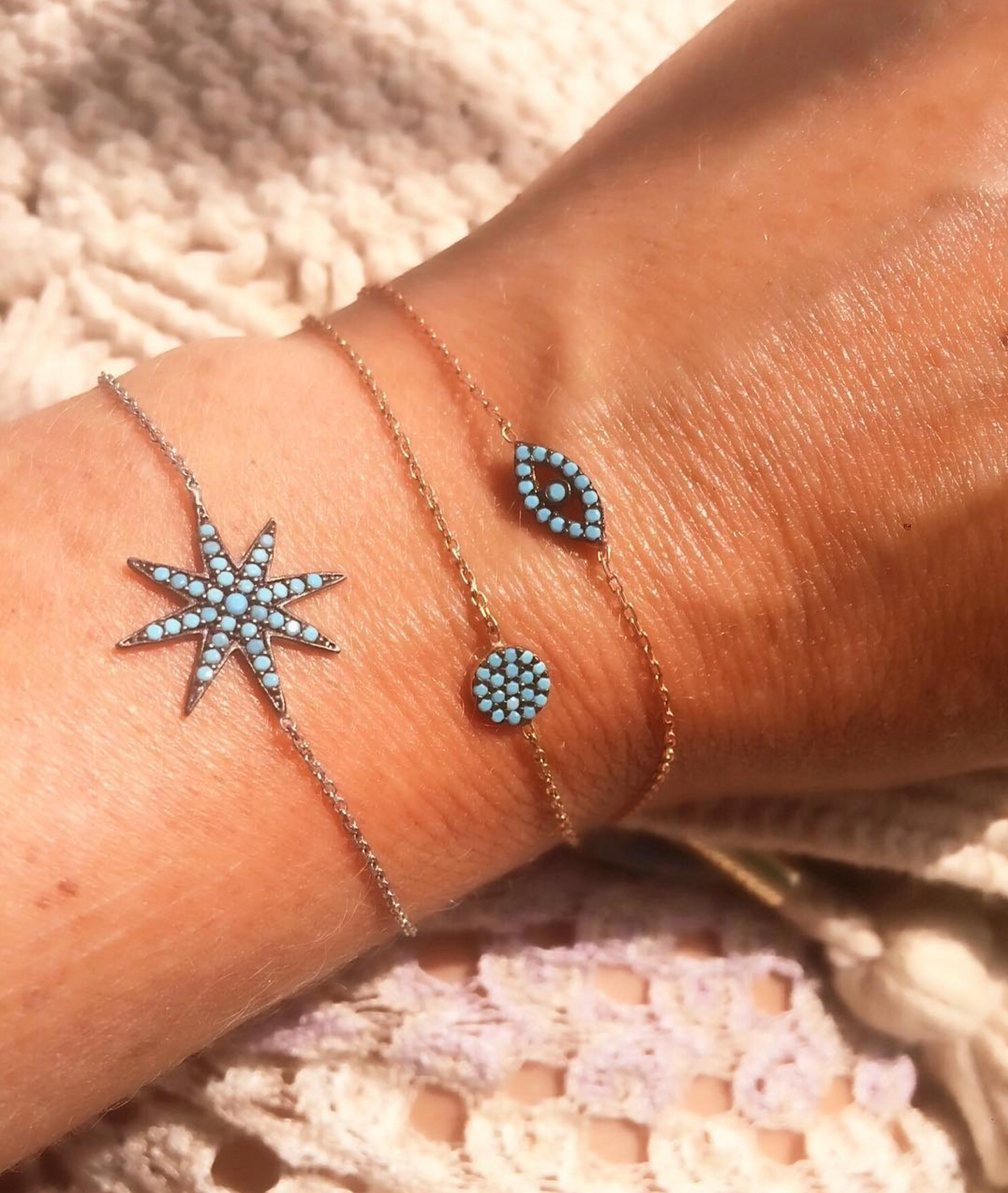 Turquoise Sun Bracelet - 'Ibiza Vibes' Collection