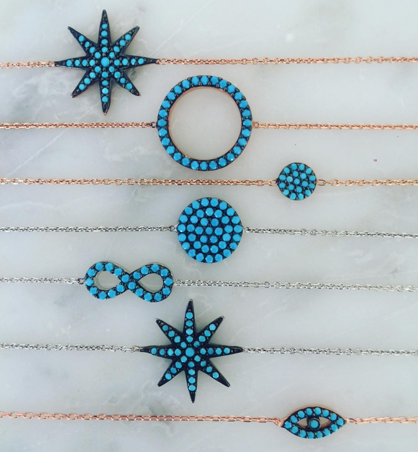 Turquoise Sun Bracelet - 'Ibiza Vibes' Collection