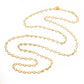Chelsea Heavy Crystal Long Necklace ~ 110cm ~ Silver , Yellow or Rose