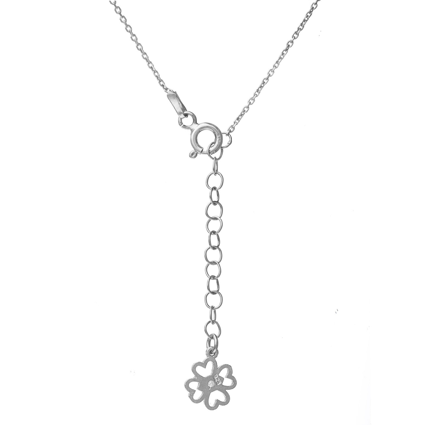 Alphabet R Letter - Opal Necklace