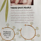 Baroque Pearl Large Hoops as seen in Vogue Paris - Rose Gold