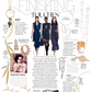 Baroque Pearl Large Hoops as seen in Vogue Paris - Rose Gold