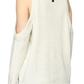 Ella Beige Jumper with Shoulder Detail