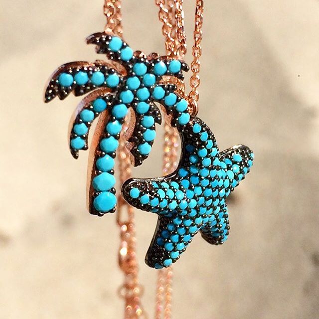Turquoise Starfish Necklace - 'Ibiza Vibes' Collection – Lucky Eyes