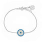 Maxi Evil Eye Bracelet - Round Blue Eye Diam. 13mm