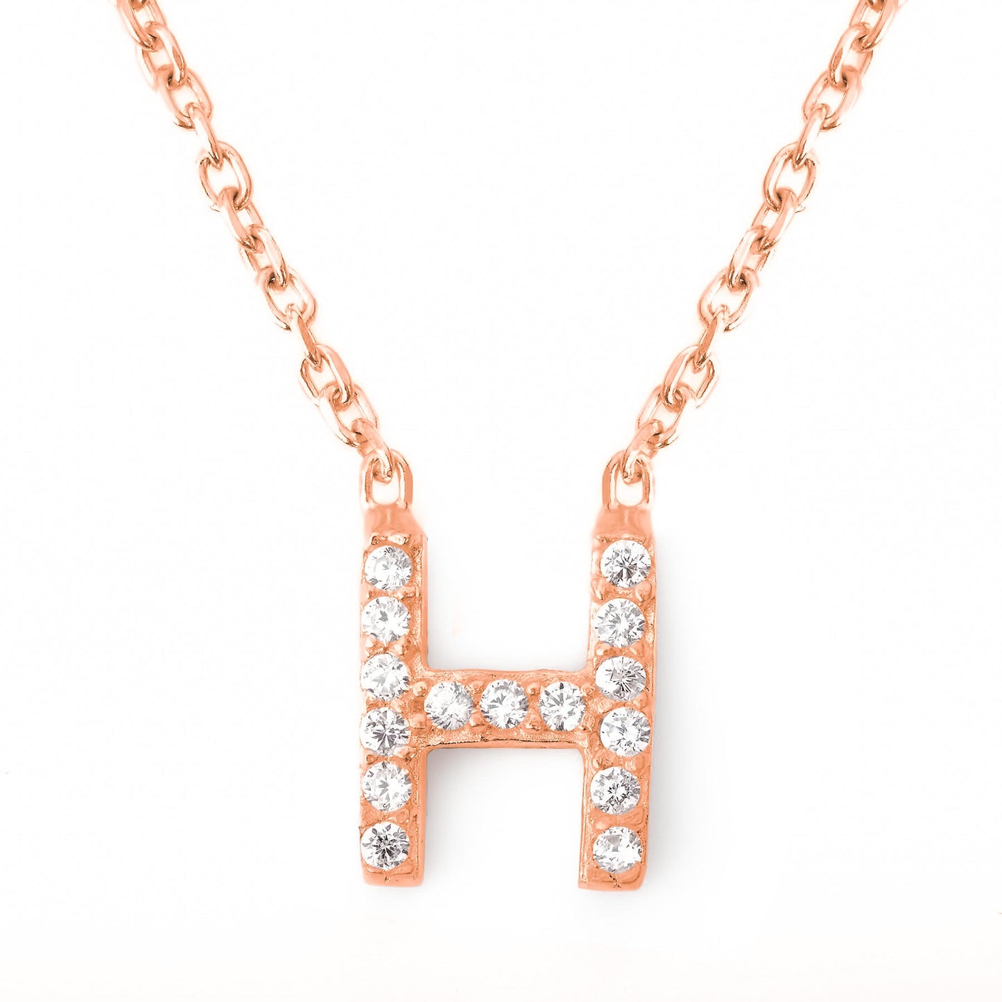 Mini Alphabet " H " Necklace