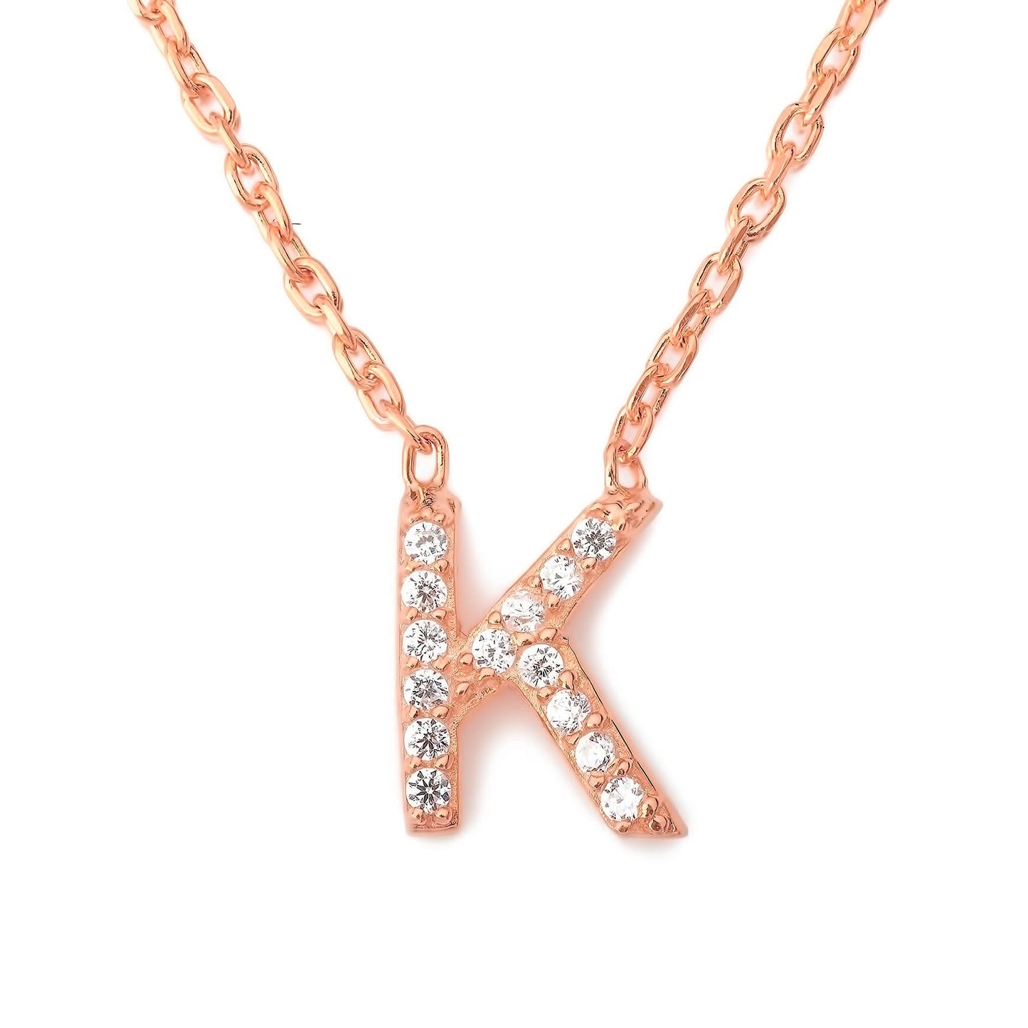 Mini Alphabet " K " Necklace