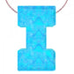 Alphabet I Letter - Opal Necklace