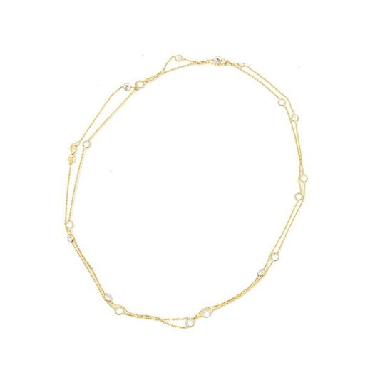 Long Mayfair Necklace With 'Small' Crystals - 110cm - Exclusively Designed for Fenwick of Bond Street