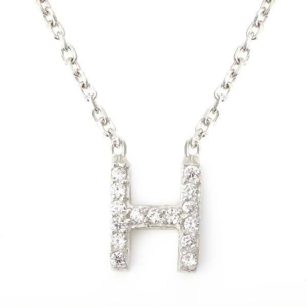 Mini Alphabet " H " Necklace
