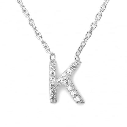 Mini Alphabet " K " Necklace