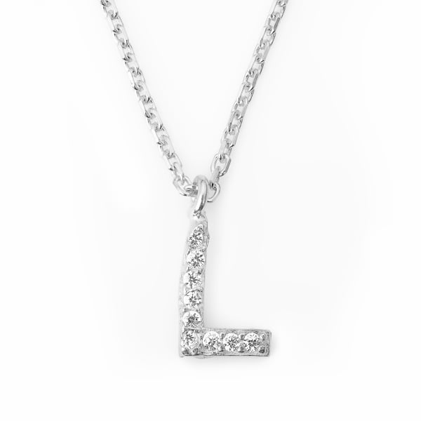 Mini Alphabet " L " Necklace