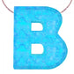 Alphabet B Letter - Opal Necklace