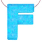 Alphabet F Letter - Opal Necklace