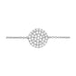 Medium Pave Disk Bracelet - Bridesmaid Gift