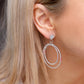 Sophie Crystal XL Circle Drop Earrings