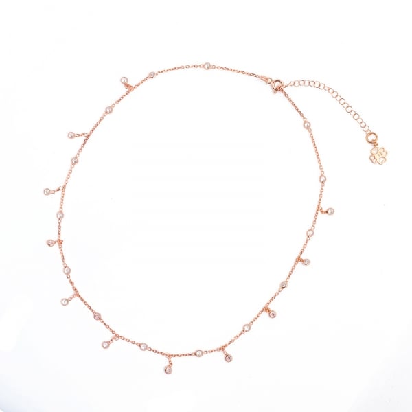 20'' Crystal Drop Necklace - (51cm)