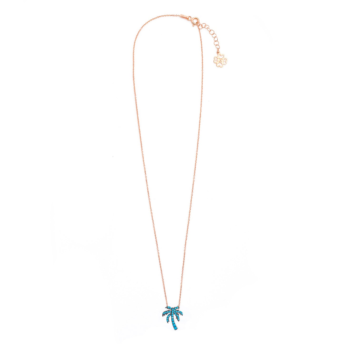 Lucky Eyes Turquoise Palm Necklace - ‘Ibiza Vibes’ Collection