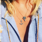 Lucky Eyes Turquoise Palm Necklace - ‘Ibiza Vibes’ Collection