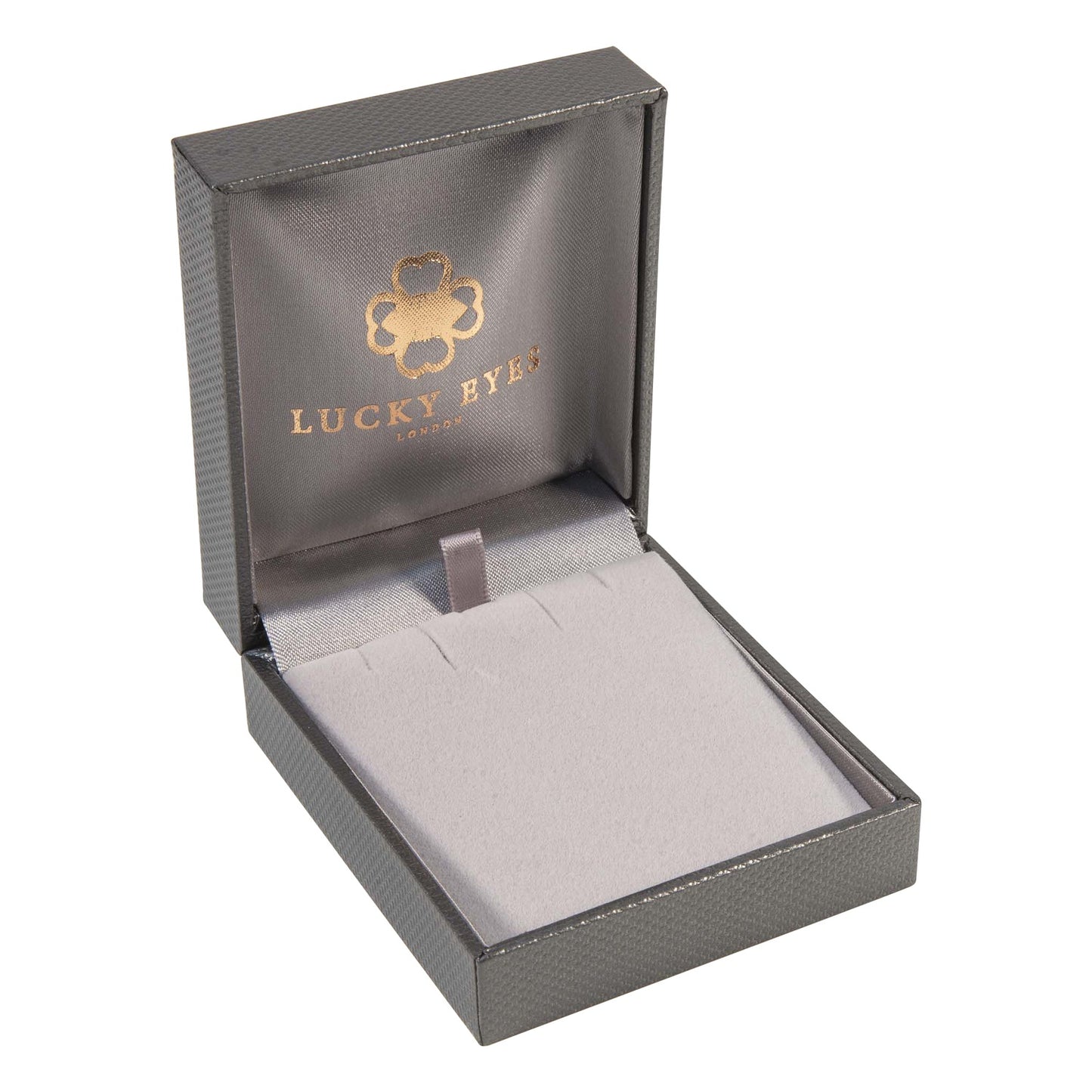 Quatrefoil flower crystal drop earrings - Luxury Gift Box