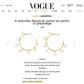 Baroque Pearl Large Hoops as seen in Vogue Paris