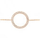 14ct Solid Gold Circle of Life Bracelet