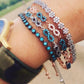Turquoise Infinity Tennis Bracelet || Ibiza Vibes